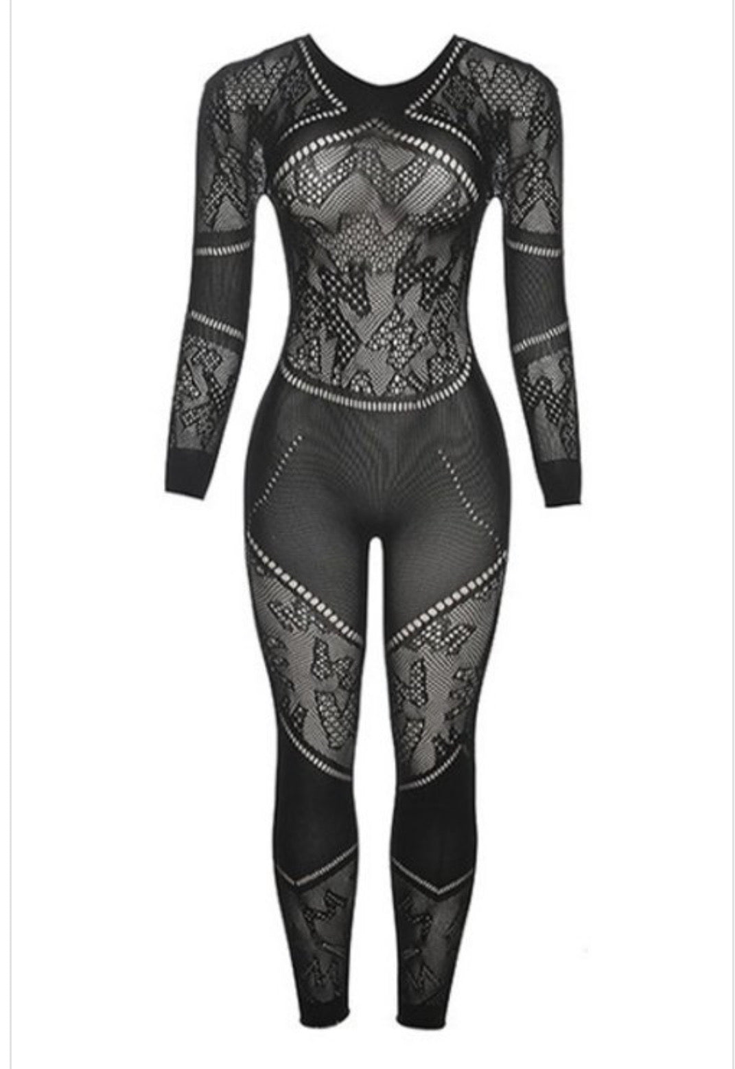 Lace bodysuit outfit