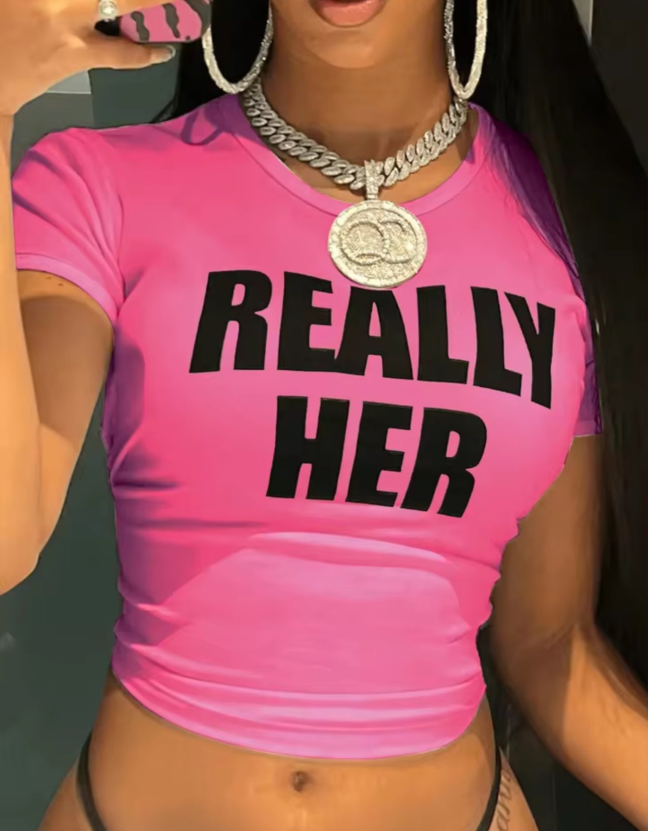 really her crop tee