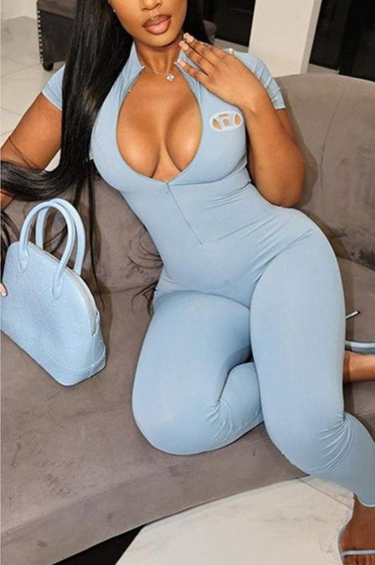 Sexy Blue one piece
